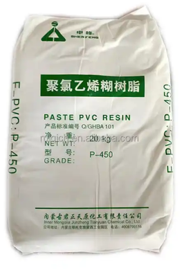 Junzheng P-450 PVC-резина для пасты с K-значением 65 с низким содержанием летучих веществ и контролируемой вязкостью пасты