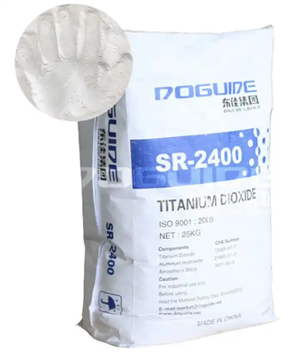 DOGUIDE SR-2400 Рутиловый диоксид титана с плотным кремнеземным покрытием Si-Al для обеспечения высокой белизны и стойкости к окрашиванию, а также сверхнизкого остатка на сите