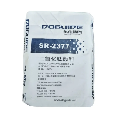 DOGUIDE GROUP SR-2377 Рутиловый диоксид титана с неорганическим покрытием Zr-Al для отличной диспергируемости в воде и ≥97,0 сухого порошка