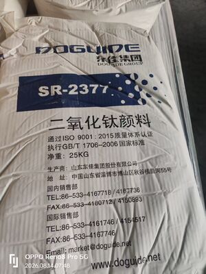 Рутиловый диоксид титана пигмент Sr-2377 Doguide Tio2 для порошковых покрытий
