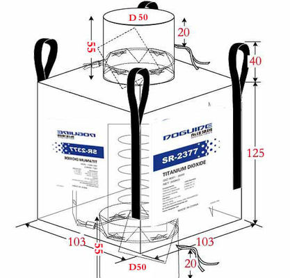 DOGUIDE GROUP SR-2377 Рутиловый диоксид титана с неорганическим покрытием Zr-Al для отличной диспергируемости в воде и ≥97,0 сухого порошка
