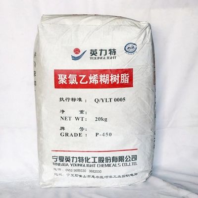 Белая ранг эмульсии P-450 K65 PVC Resina порошка хорошая пенясь