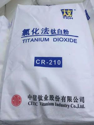 Пигмент CR-210 Cas процесса Tio2 хлорида рутила белый отсутствие 13463-67-7