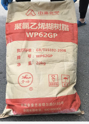 Zhongtai WP62GP Пастовая смола из ПВХ с низкой степенью полимеризации, низкими примесями и хорошей стабильностью дисперсии