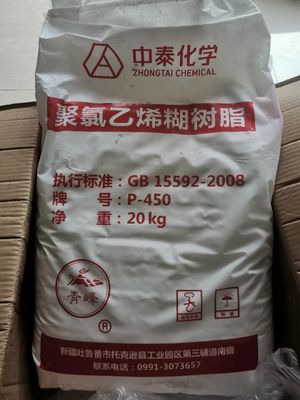 Продукты сырья ранга затира смолы PVC Zhongtai P450 пенясь