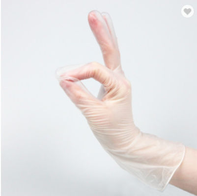 Осмотр Glovees винила перчатки винила PVC пищевой промышленности ясный устранимый
