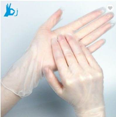 Осмотр Glovees винила перчатки винила PVC пищевой промышленности ясный устранимый